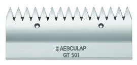 GT 501 AESCULAP Schermesser -  Obermesser fein, 15 Zhne Pferdeschermesser / Rinderschermesser