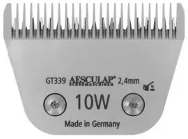 GT 339 AESCULAP Size 10W - 2,4 mm breit / Wide Snap On Scherkopf (hnlich Heiniger 10W)